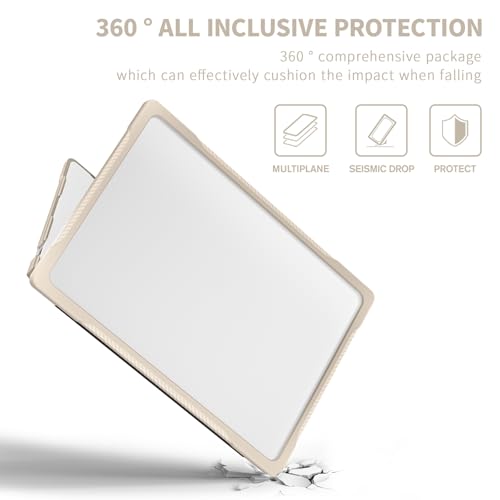 Funda plástica resistente Huawei MateBook D14 2023 de doble capa caqui 5