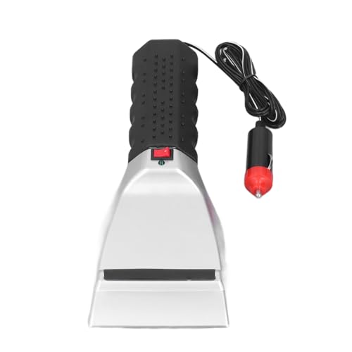 Auto Heated Ice Scraper Snow Shovel Plastic Metal 12V 18W 60&deg;C 110.24in 3 Min Fast Heat Electric...