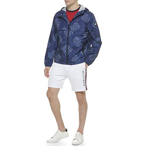 Image of Tommy Hilfiger Men's Simple Hooded Rain Jacket