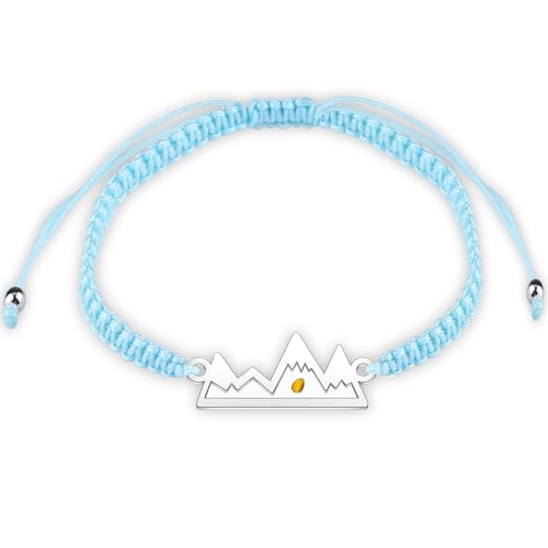 WKXZMTR Mustard Seed Charm Handmade Braided Rope Bracelets Women's Christian Bracelet Christian Themed Jewelry