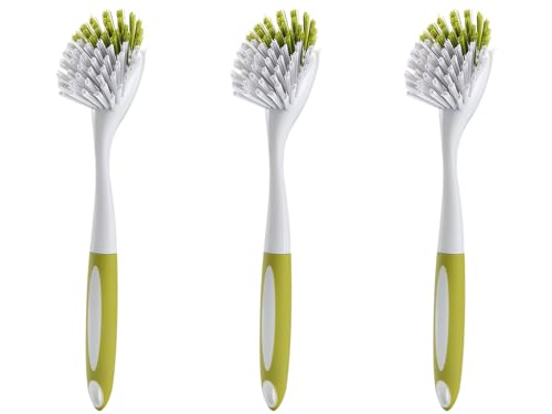 Washing Up Brush for Kitchen Dish Brush for Pots Pans & Sink Cleaning 3 Pack
