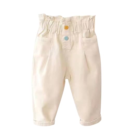 Boys Cargo Pants Casual Trendy Elastic Waist Solid Color Trouser Soft Lounge Pull On School Pants for Boys 1-8 Years