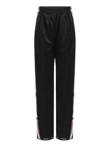 Kids Boys Girls Tear Away Basketball Sweatpants Loose Fit Button Post Surgery Pants with Pockets2