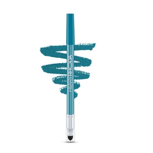 Image of Hilary Rhoda Play n Blend Gel Eyeliner | One Stroke Application | Highly Pigmented | Matte & Shimmer Finish | 2 in 1 Smudger + Eyeliner | Butter Smooth Texture | 1.5g - (Deep Green | Shade 06)