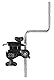 Meinl Percussion Professional Multi-Clamp - Klemme mit einstellbarer 0,375 Zoll Stangenösenbefestigung - Mit Z-Form Rod - Stahl, Schwarz (TMPMC-R)