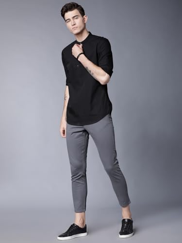 Image of Highlander Men's Tapered Fit Cargo Trousers| Stylish & Comfortable for Casual, Travel & Active Wear | Trouser for Men