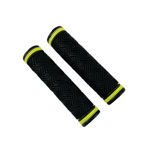 Image of ShreNik Bicycle Handlebar Grip Set Soft Rubber Non Toxic Anti-Slip Standard Size Colored Cycle Handle Grip Length 12.5 cm