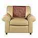Ganloz Leather Recliner Chair Headrest Cover for Home & Office - Sofa, Love Seat, Furniture Protector, Slipcover Theater Seat Cover/SlipCove, 17x27 Inches - Brown Crunch Pack of 1