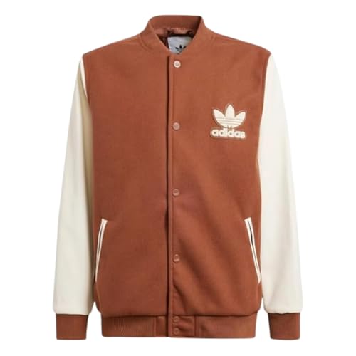 adidas ORIGINALS UNISEX ADICOLOR JACKET KIDS, Preloved Brown, MEDIUM