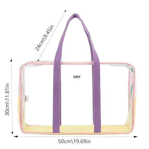Pochette de rangement portable transparente contre le sable - 4