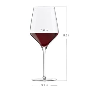 Libbey Reserve 9323 Prism All-Purpose Wine Glasses, 16-ounce, Set of 12 Libbey Reserve 9323 Prism All Purpose Wine Glasses 16 ounce Set of 12