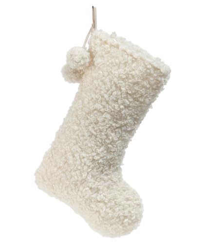 E-FirstFeeling White Plush Christmas Stockings...
