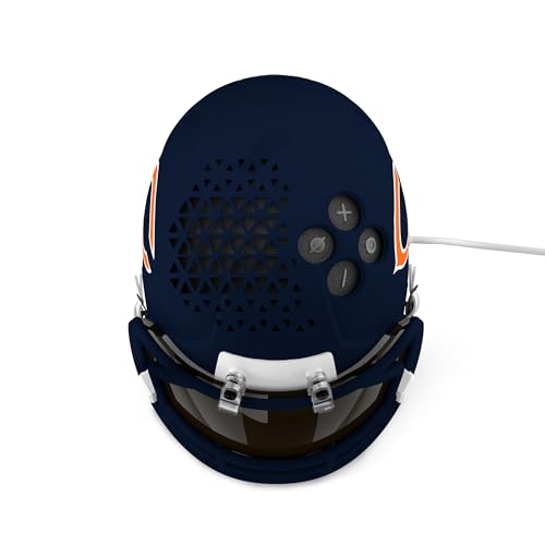 Image of NFL Echo Dot Bundle: Includes Echo Dot | Charcoal and Limited-Edition NFL Helmet Stand | Chicago Bears. Available in All 32 NFL Team Designs. While supplies last.