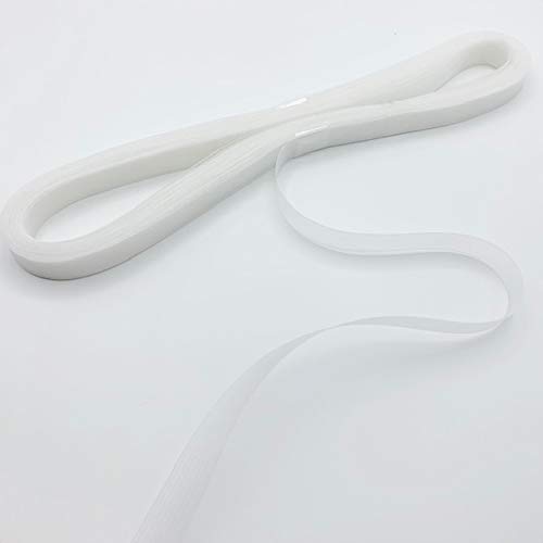 Stiff Horsehair by The Roll 50 Yards (Multiple Widths) (White, 5/8")