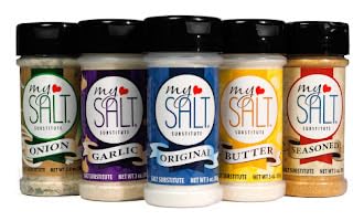 Image of MySALT Seasoned - Sodium-Free Seasoning with Classic Savory Flavor - For Steak, Burgers, Potatoes & Vegetables - 3 oz Shaker