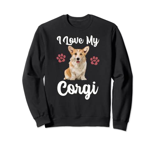 I LOVE MY CORGI Dog Puppy Pet Owner Corgi Dog Lover Mom Regalo Felpa