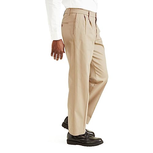 Dockers 59411-0001-251-36 32 Men'S Classic Fit Signature Khaki Lux Cotton Stretch Pants-Pleated  thumb #2