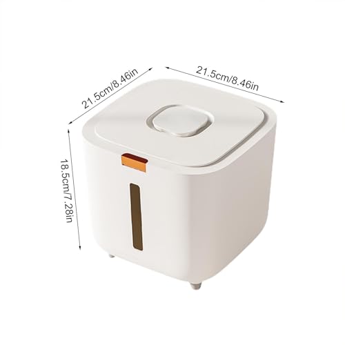 Contenitore per riso con dispenser, contenitore sigillato a prova di umidità per cereali e alimenti per animali domestici, dispenser ermetico per alimenti