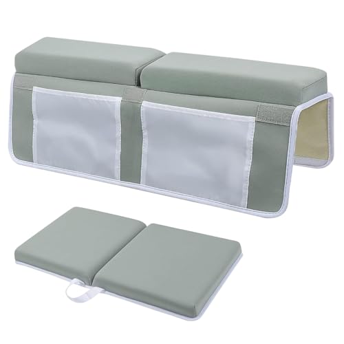 Tapis antidérapant pour bébé et genouillères de bain pliables pour des moments de bain sereins
