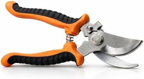 Tesoura de Poda Profissional Super Afiada Aço 3CR13 com Trava Seg...