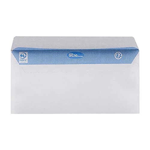 Briefumschläge Velin, 110 mm x 220 mm, 80 g, 500 Blatt