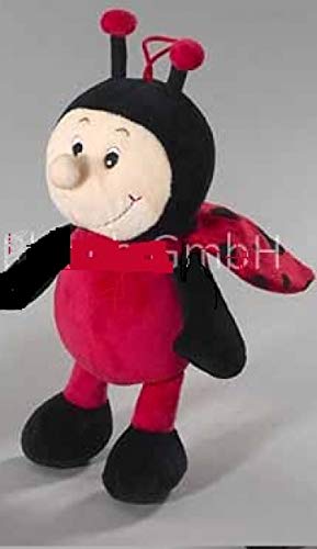 Preisvergleich Produktbild Plüsch Marienkäfer mit Schlenkerbeine stehend 19 cm