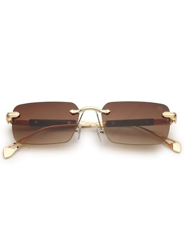 Image of HASHTAG EYEWEAR Men's Stylish Fashion Sunglasses | UV400 Protection | Branded Metal Frame | Trendy Eyewear for Men | Summer, Outdoor, Driving, and Beach Use |Lightweight and Comfortable