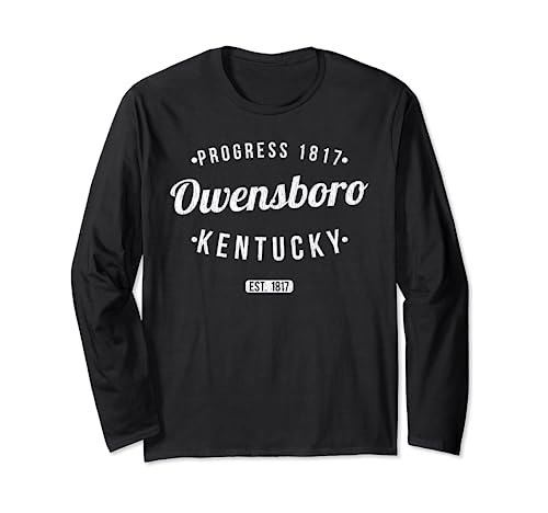 Owensboro Kentucky Souvenir rétro vintage KY Owensboro Manche Longue