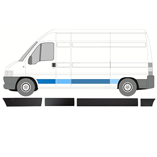 Moulures pour Peugeot Boxer 2002-2006 Gauche | Kit de protection latérale de carrosserie