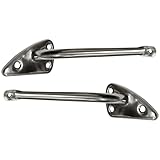 Debrroce for Chevy for C10 Panel 60-66 & Pickup 60-66 for C20 Pickup 60-66 for C30 Panel 60-66 & Pickup 60-66 for K10 Pickup 61-66 for K20 Pickup 60-66 Truck Chrome Left & Right Door Mirror Arm