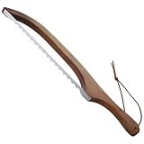 SECFOU Brotschneider mit Holzgriff Gezahnte Klinge Leichtes Verschleißfestes Brotmesser für Sauberes Schneiden in Küche