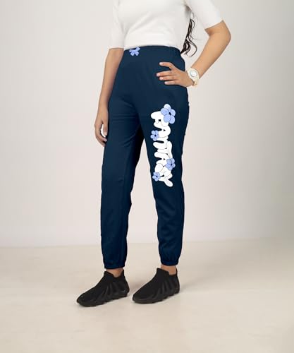 Image of KYDA KIDS Girls 100% Pure Cotton Printed Loose Fit Track Pants | Premium Summer Casual Wear with Elastic Waist Daily Comfort Wear (Pack of 4)