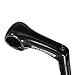 UPANBIKE Bike Stem 22.2mm*25.4mm Aluminum Alloy Gooseneck Shape 80mm Stem Length 220mm(30°,Black)