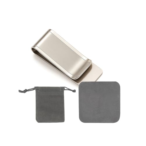 Compact Titanium Wallet & Money Clip – Premium Credit Card Holder and Cash Holder for EDC, Great Gift Idea! Great Christmas Gift, Graduation Gift. Slim Wallet with Money Clip for Cards and Cash3