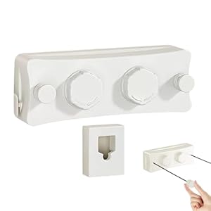 Nevpuose KI2426 Wäscheleine Wandmontage System