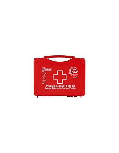 LABORATOIRE ESCULAPE Trousse de premiers secours BTP 5 - pour chantiers de 1 à 5 personnes