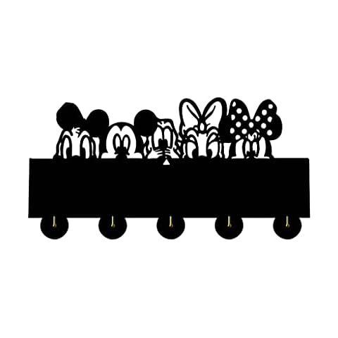 XLHWZS wall hooks for hanging Multifunctional Hook Mickey Minnie Cartoon Animation Creative Wall Clothes Item Hook Personalized Custom Hook Cover
