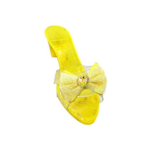 Girls Jelly Sandals for Princess Role Play with Bow for Themed Events