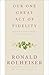 Our One Great Act of Fidelity: Waiting for Christ in the Eucharist