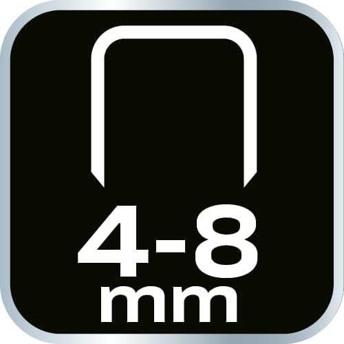Icon indicating 4-8mm staple size compatibility