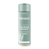 Miniml Clarifying Shampoo - Refreshing Tea Tree & Mint 400ml, 99.6% Natural, Vegan & Cruelty-Free Shampoo for Oily Hair & Scalp