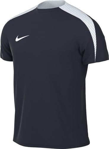 Nike M NK DF Strk24 SS Top K Haut à Manches Courtes, Gris foncé/Blanc, L Homme