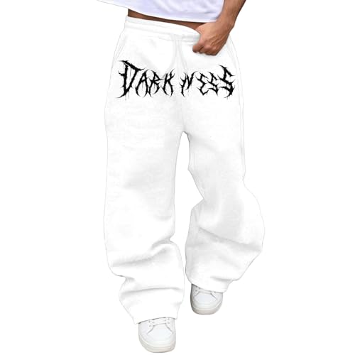 Pantalon jogging gothique résistant au design sombre pour un look streetwear sans effort