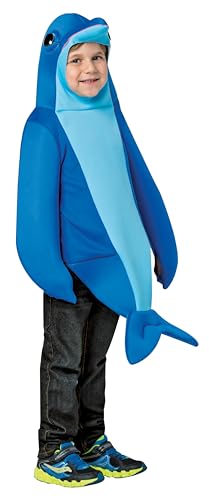 Disfraz completo de delfín para niños 4-6 años