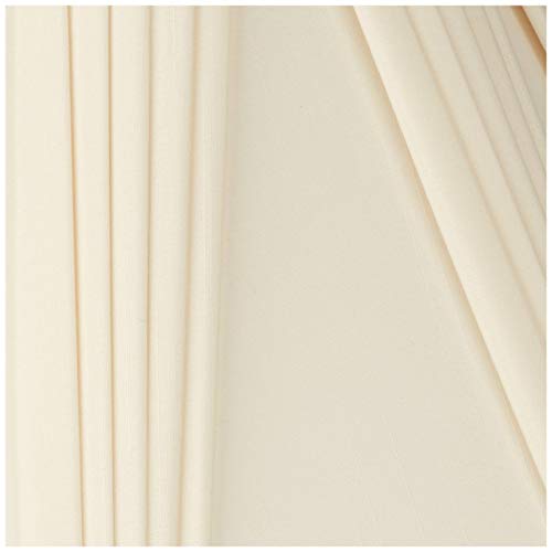 Empire Lamp Shade Ivory French Drape White Large 6" Top X 17" Bottom X 12" High Spider With Replacement Harp And Finial Fitting - Springcrest #TOP1