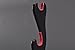 Handmade Sword - Kill Bill Black Piano Lacquered Wood Sword Stand, Double Tier Padded Japanese Samurai Sword Display Holder, Hattori Hanzo