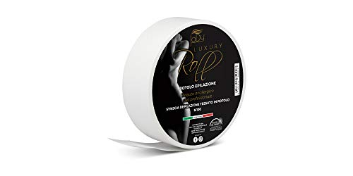 JaDy - Rollo de Bandas Depilatorias 100m | Hipoalergénico para Piel Sensible | Para Cera Caliente y Técnica Brasileña | Fabricado en Italia, 1 unidad