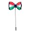 Italy Green White Red Bow