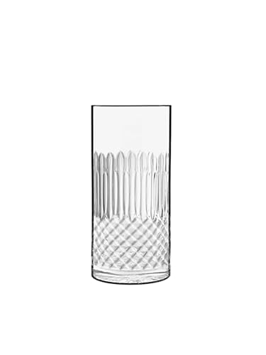 Luigi Bormioli Diamonte 16 oz. Beverage/Hiball Glass, Set of 4