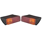 2. Klarobjektiv und rotes Gehäuse: Die Lichter haben ein klares Objektiv und ein rotes Gehäuse, das anderen Treibern auf der Straße ein helles und klares Signal liefert.
